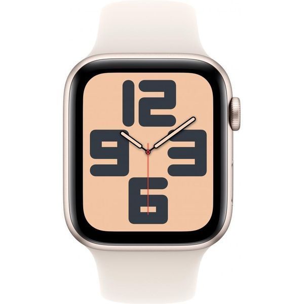 Смарт-часы Apple Watch SE 2 GPS 40mm Starlight Aluminium Case w. Starlight Sport Band - S/M (MXEF3) MXEF3 фото