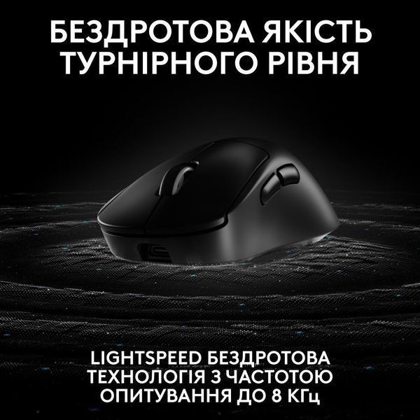Миша Logitech G Pro X Superlight 2 Dex Black (910-007357, 910-007359) 910-007357, 910-007359 фото