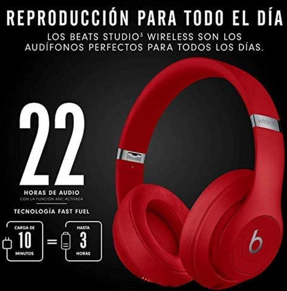 Навушники Beats by Dr. Dre Studio3 Wireless Red (MQD02) MQD02 фото