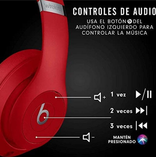 Навушники Beats by Dr. Dre Studio3 Wireless Red (MQD02) MQD02 фото