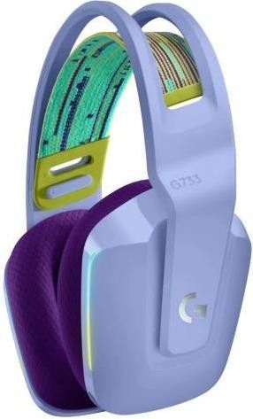 Навушники з мікрофоном Logitech G733 Lightspeed Wireless RGB Lilac (981-000890) 981-000890 фото
