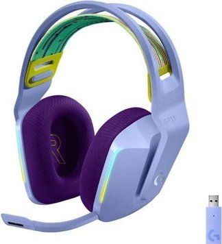 Наушники с микрофоном Logitech G733 Lightspeed Wireless RGB Lilac (981-000890) 981-000890 фото