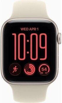 Смарт-годинник Apple Watch SE 3 GPS 40mm Starlight Aluminium Case with Sand Sport Band S/M (MJKR4) MJKR4 фото