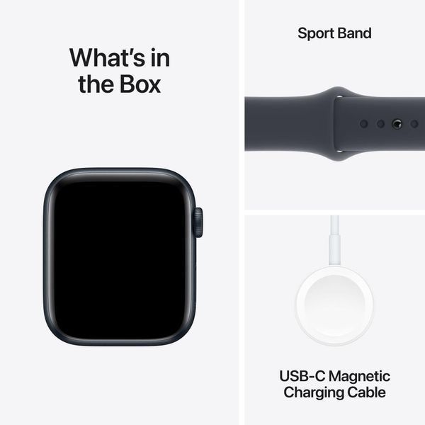 Смарт-часы Apple Watch SE 2 GPS 40mm Midnight Alu. Case w. Midnight Sport Band - S/M (MXE73) MXE73 фото