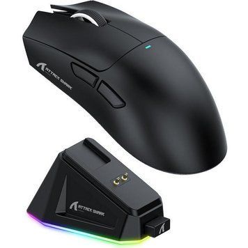 Мышь ATTACK SHARK X11 Wireless Gaming Mouse with Charging Dock Black X11BLACK фото