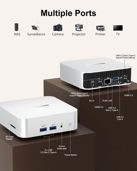 Неттоп GEEKOM A7MAX (GMA7MAXR97940HS-161T-EU) GMA7MAXR97940HS-161T-EU фото