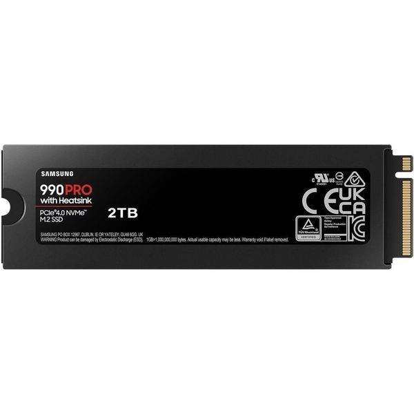 SSD накопичувач Samsung 990 PRO with Heatsink 2 TB (MZ-V9P2T0CW) MZ-V9P2T0CW фото