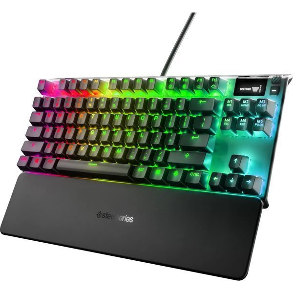 Клавіатура SteelSeries Apex Pro TKL RGB OmniPoint Switches USB Black (64739) 64739 фото