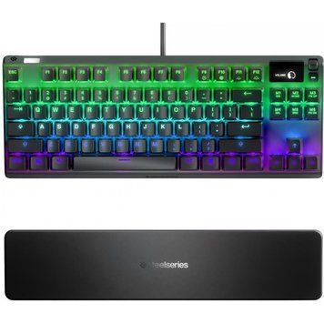 Клавиатура SteelSeries Apex Pro TKL RGB OmniPoint Switches Black (64734) 64734 фото