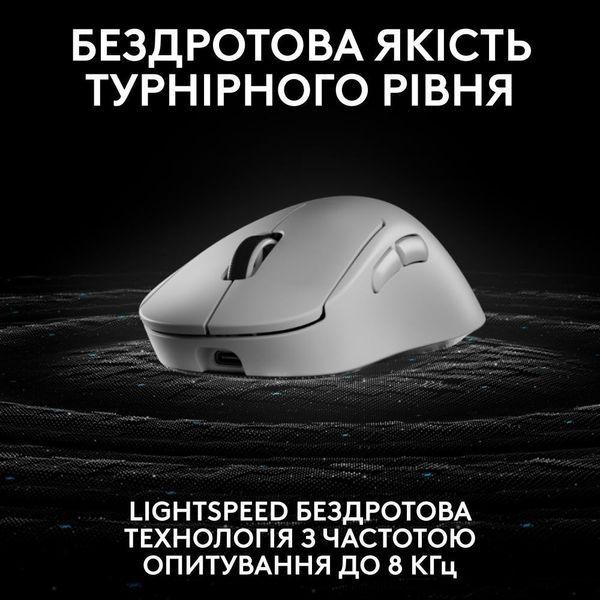 Миша Logitech G Pro X Superlight 2 Dex White (910-007363, 910-007365) 910-007363 фото