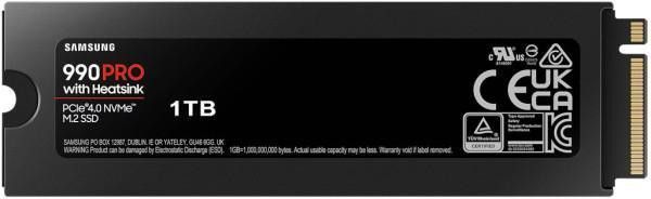 SSD накопичувач Samsung 990 PRO with Heatsink 1 TB (MZ-V9P1T0GW) MZ-V9P1T0GW фото