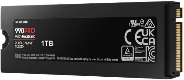 SSD накопичувач Samsung 990 PRO with Heatsink 1 TB (MZ-V9P1T0GW) MZ-V9P1T0GW фото
