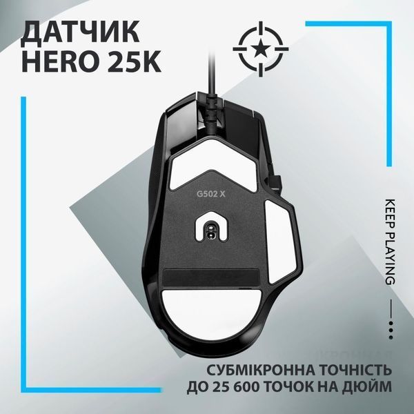 Мышь Logitech G502 X Black (910-006138) 910-006138 фото