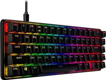 Клавиатура HyperX Alloy Origins 65 HX Red (4P5D6AX, 4P5D6AA) 4P5D6AX, 4P5D6AA фото