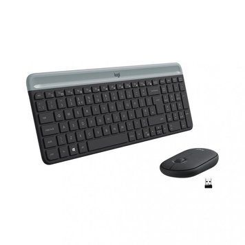 Комплект (клавиатура + мышь) Logitech MK470 Wireless Slim Graphite (920-009204/920-009437) 920-009437 фото