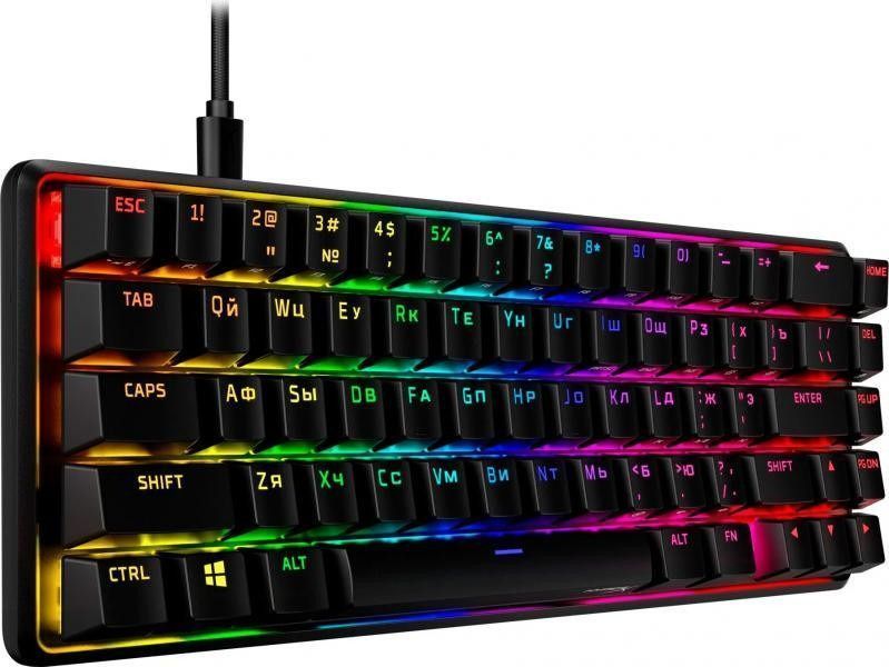 Клавиатура HyperX Alloy Origins 65 HX Red (4P5D6AX, 4P5D6AA) 4P5D6AX, 4P5D6AA фото