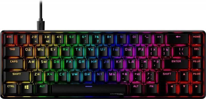 Клавиатура HyperX Alloy Origins 65 HX Red (4P5D6AX, 4P5D6AA) 4P5D6AX, 4P5D6AA фото