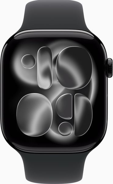 Смарт-часы Apple Watch Series 11 GPS 46mm Jet Black Alu. Case w. Black S. Band - M/L (MEUX4) MEUX4 фото