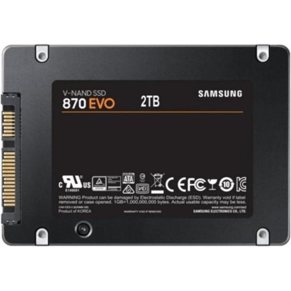 SSD накопитель Samsung 870 EVO 2TB (MZ-77E2T0B) MZ-77E2T0B фото