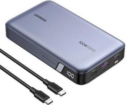 Зовнішній акумулятор (Power Bank) UGREEN PB720 Nexode 100W 20000mAh Gray (25188) 25188 фото