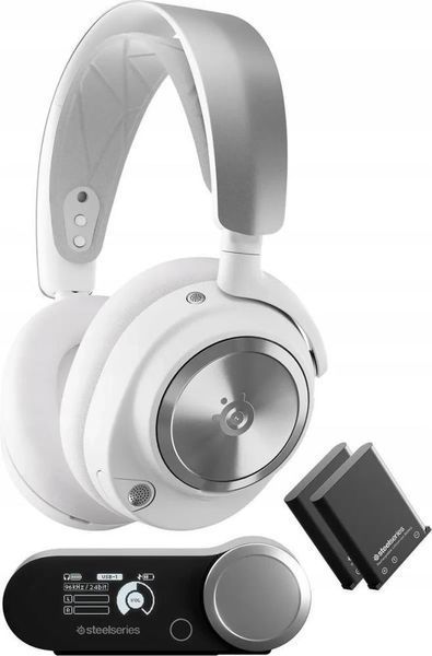 Навушники з мікрофоном SteelSeries Arctis Nova Pro Wireless White (61524) 61524 фото