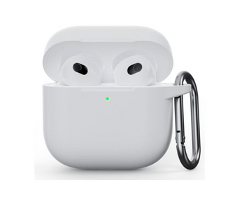 Чохол для AirPods 4 Silicone Case/Microfiber White (553756) 553756 фото
